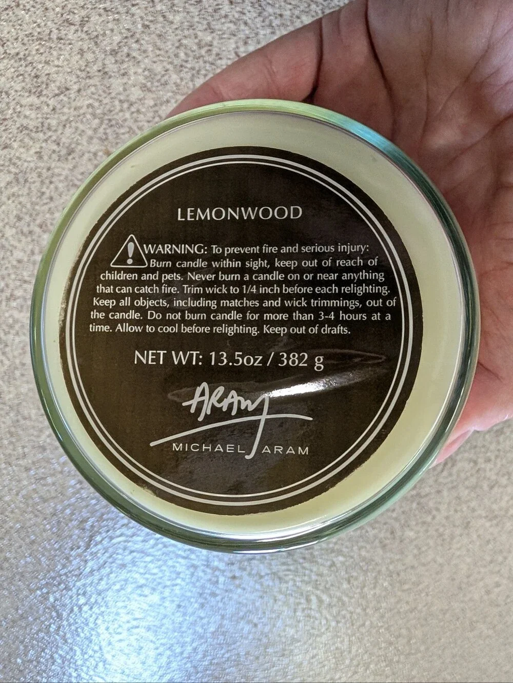 MICHAEL ARAM lemonwood candle 13oz